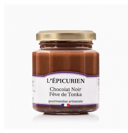 Pâte à tartiner chocolat noir et fève de tonka