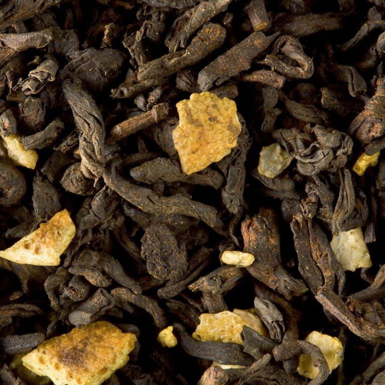 Thé sombre pu erh agrumes Dammann frères