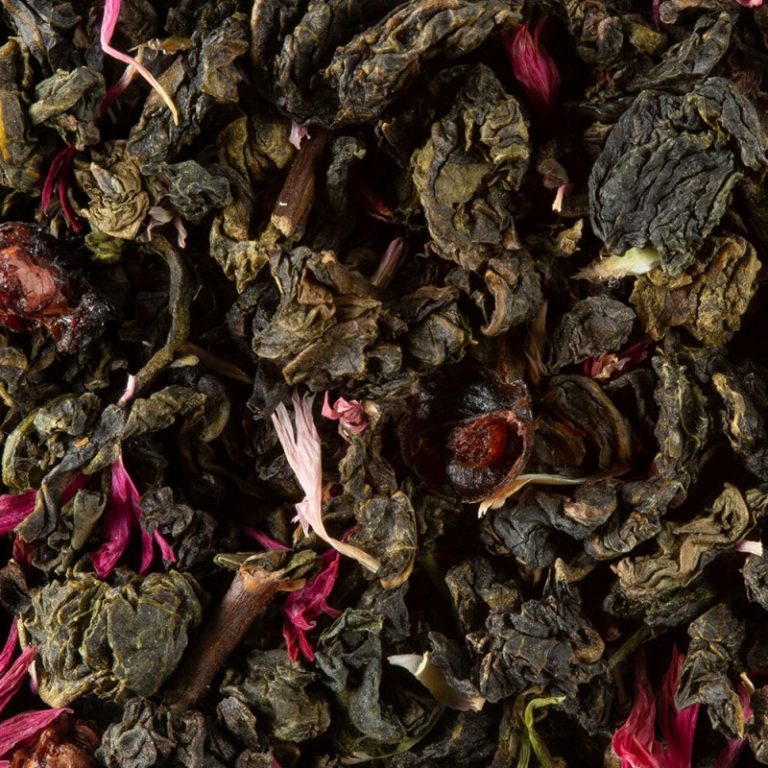 thé oolong aux fruits rouges dammann frères