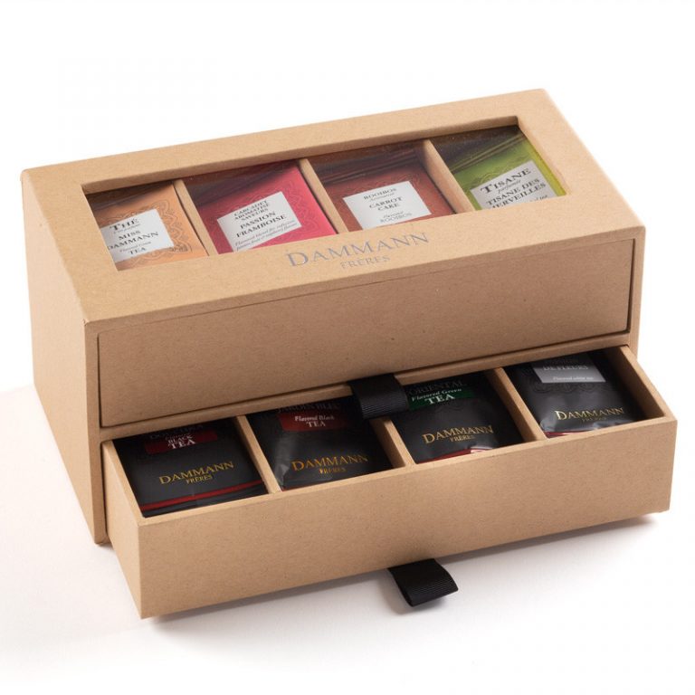 coffret sachet de the 7h7 dammann frères