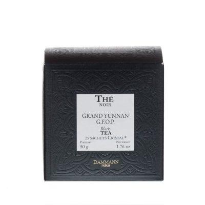 thé noir grand yunnan en sachet mousseline dammann frères