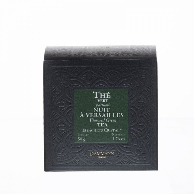 thé vert nuit a versaille en sachet cristal dammann frères