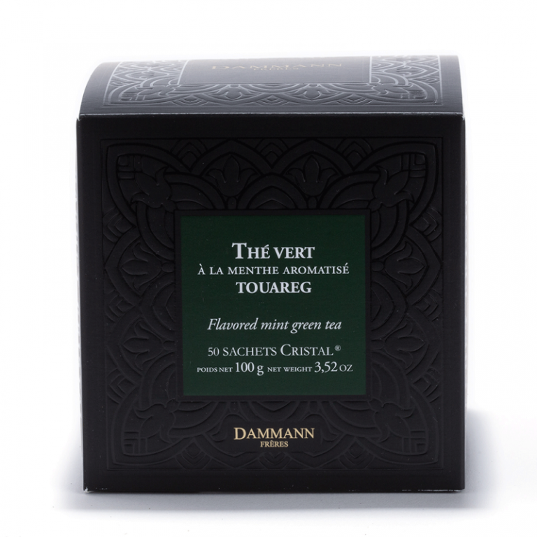 thé vert touareg en sachet cristal dammann frères