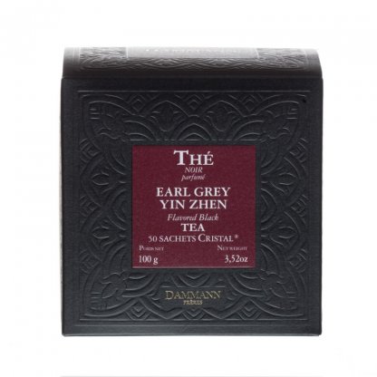 the noir earl grey yin zhen en sachet dammann frères
