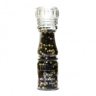 moulin duo poivres noir et blanc savor & sens