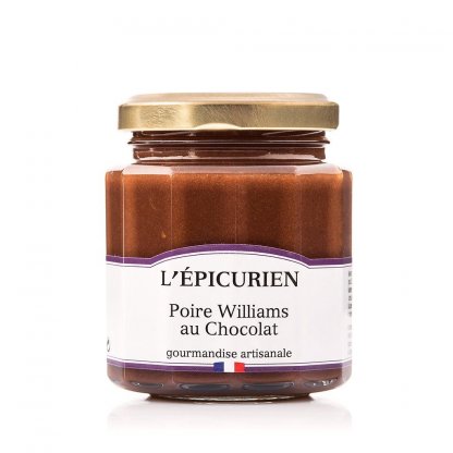 Pâte à tartiner poire williams au chocolat l'épicurien