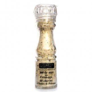 Sel au fromage de chèvre et herbes de provence savor et sens