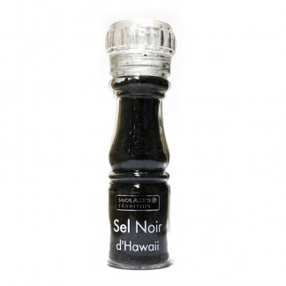 Sel noir d’Hawaï savor et sens