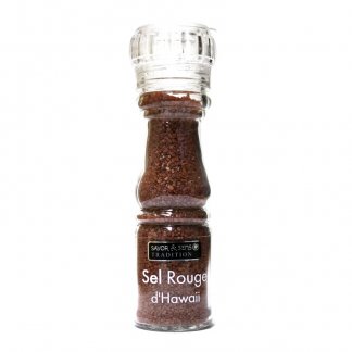 Sel rouge d’Hawaï savor et sens