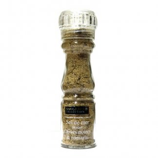 Sel saveur olives noires et romarin savor et sens
