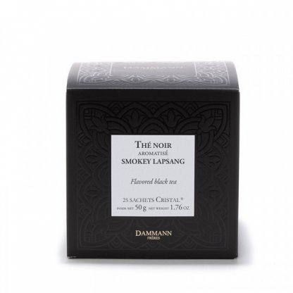 Thé noir smokey lapsang en sachets dammann frères