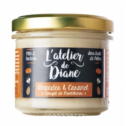 Pâte à tartiner nougat caramel et amandes