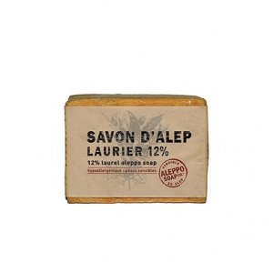 Savon d'alep solide 12 % laurier