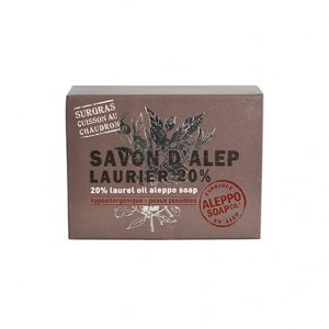 Savon d'alep solide 20 % laurier