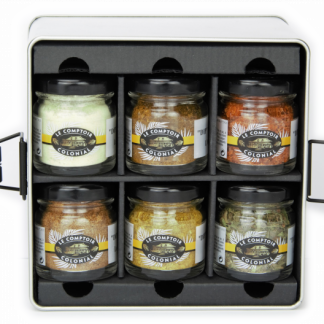 Coffret de 6 dips pour l'apéritif le comptoir colonial