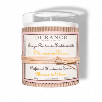 Bougie parfumée au mimosa en fleur