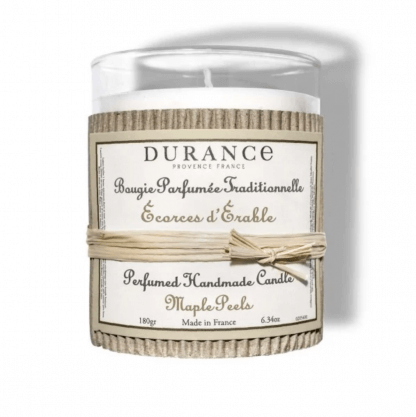 bougie parfumée aux écorces d'érable