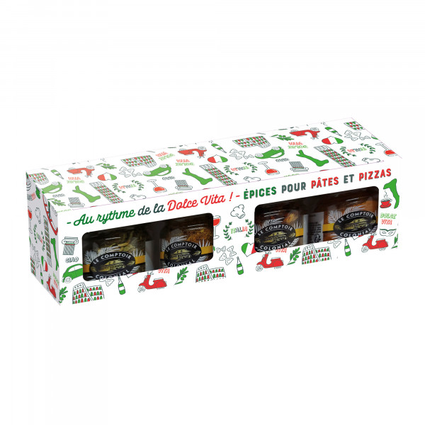 coffret epices pour pates et pizzas
