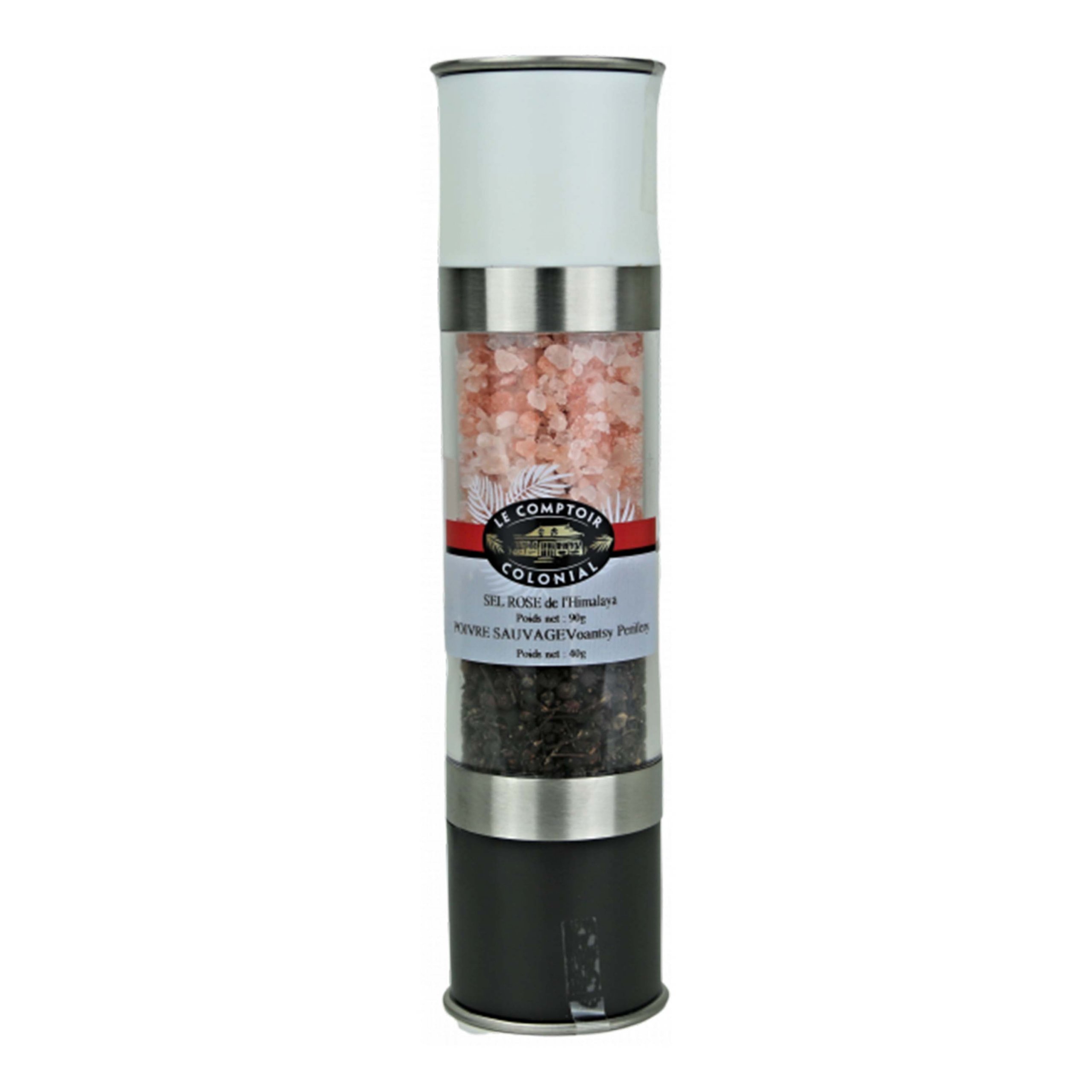 moulin sel rose himalaya et poivre voantsy