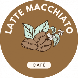 Café aromatisé latte macchiato
