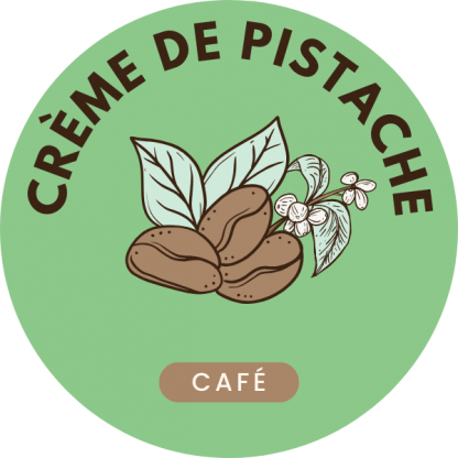Café aromatisé crème de pistache