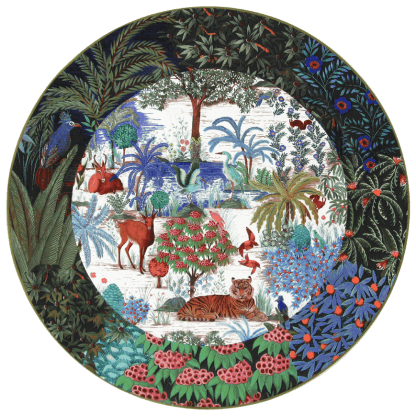 Plat à gâteaux - JARDIN DU PALAIS - Gien