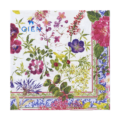 Paquet de 20 serviettes - MILLEFLEURS - Gien